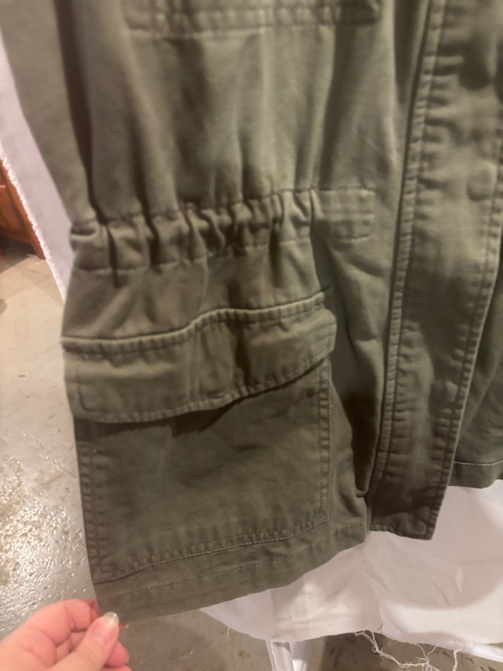ana Olive Green Utility Jacket - Picture 4 of 5